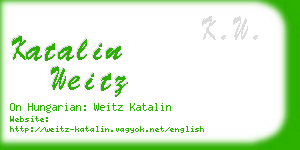 katalin weitz business card